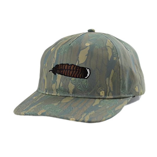 Turkey Feather Greenbark Classic SnapBack Hat
