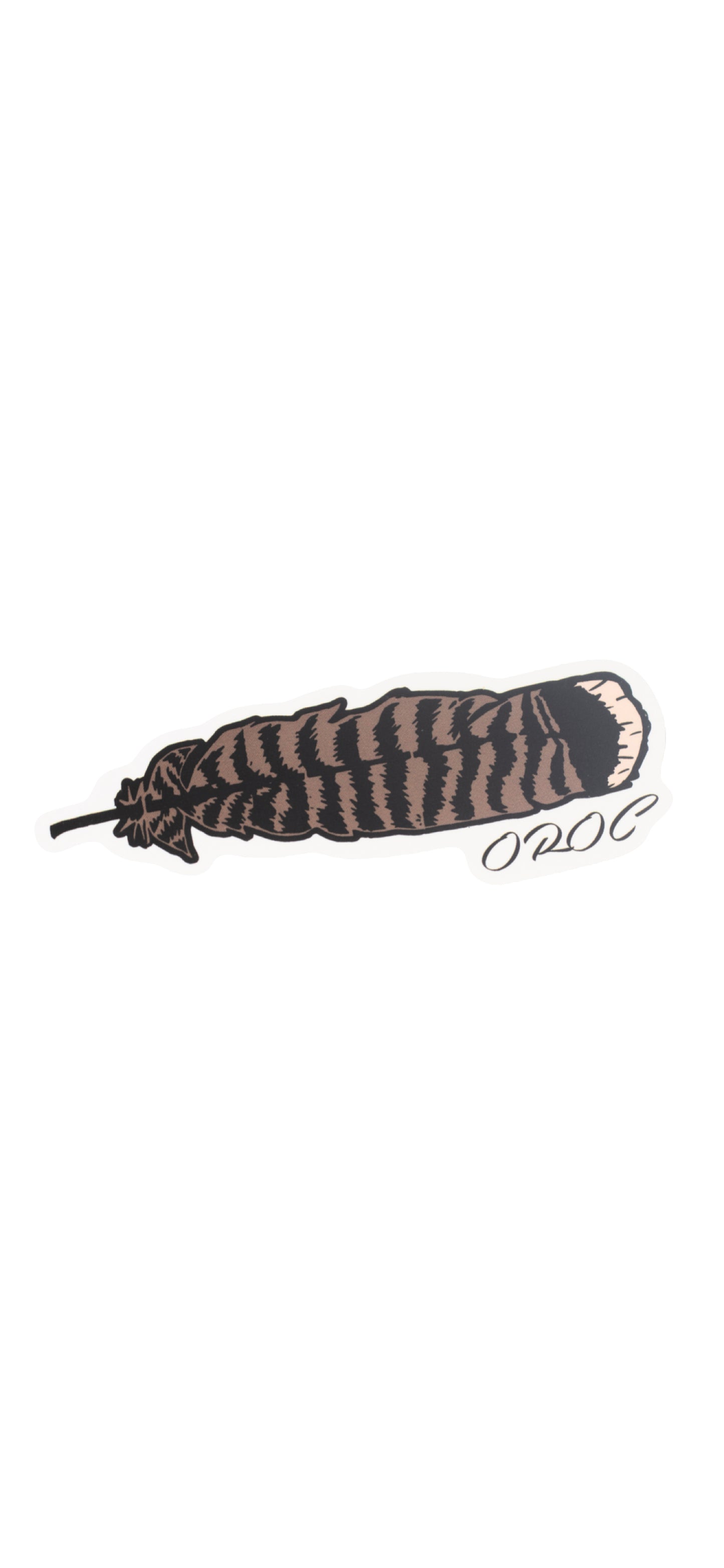 Turkey Feather Decal