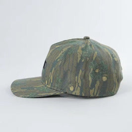 Turkey Feather Greenbark Classic SnapBack Hat